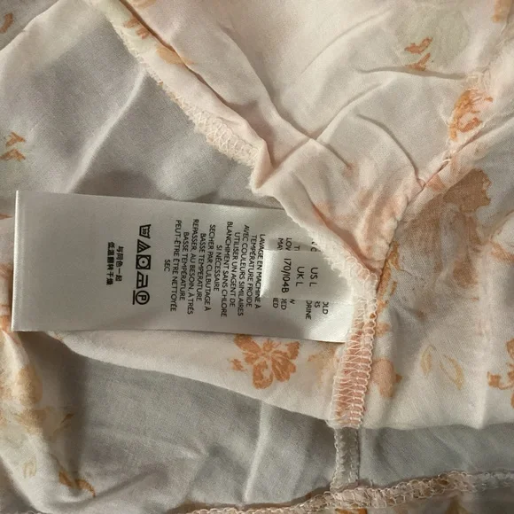 Free People Floral Ruffle Women's Top - Picture 6 of 7